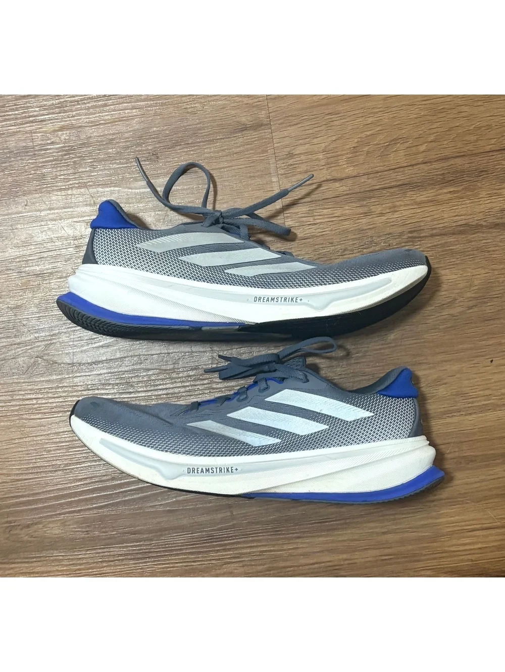 Adidas Supernova Rise 2 Men’s Size 10 Gray Blue Dreamstrike+ Running Shoes